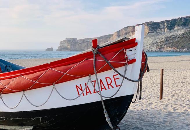 Ocean Lookout Lägenhet Nazaré Exteriör bild